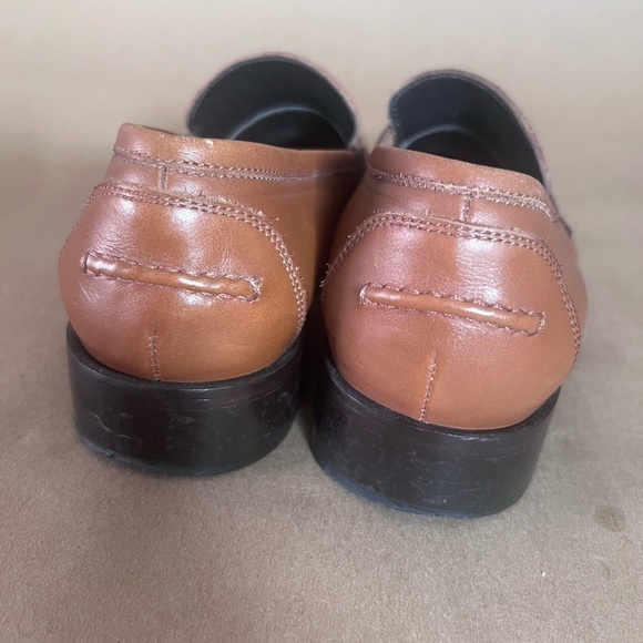 Harrys Of London Made In Italy Slip On Loafer Brown Leather Men’s Shoes US 9